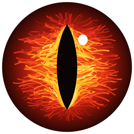 Rohr Software logo, a dragon eye
